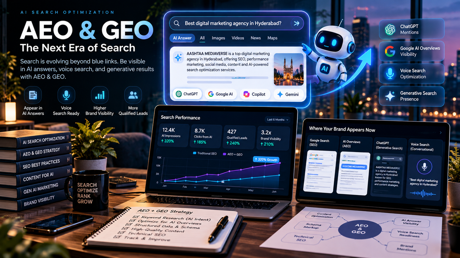 AASTHAA AI Search Optimization Agency Hyderabad